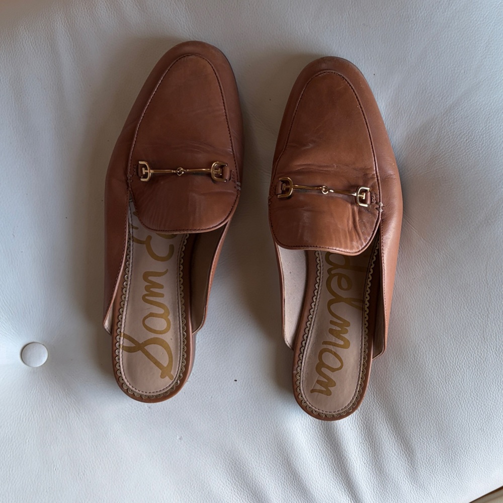 Sam Edelman Women's Brown Leather Loafers - size 8